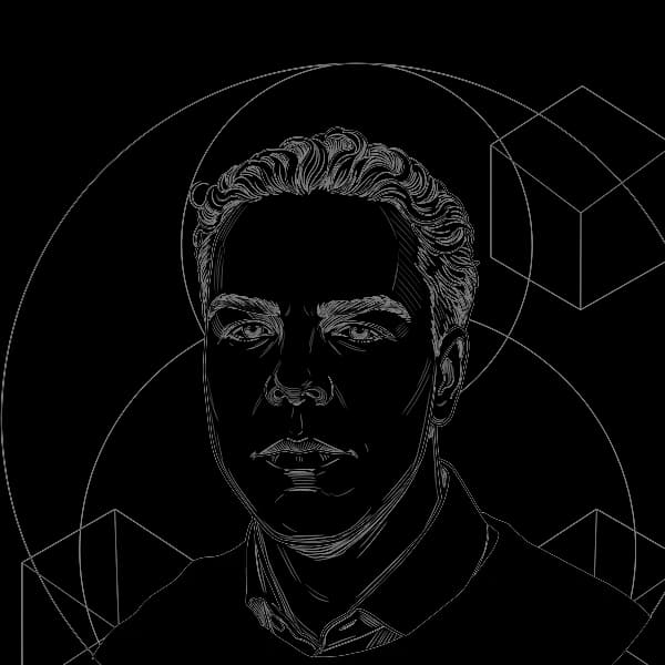 Lijntekening van Senna Oortgijsen, Business Development & Events bij NinA AI Agency