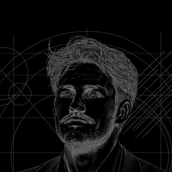 Lijntekening van Pepijn Tiktak